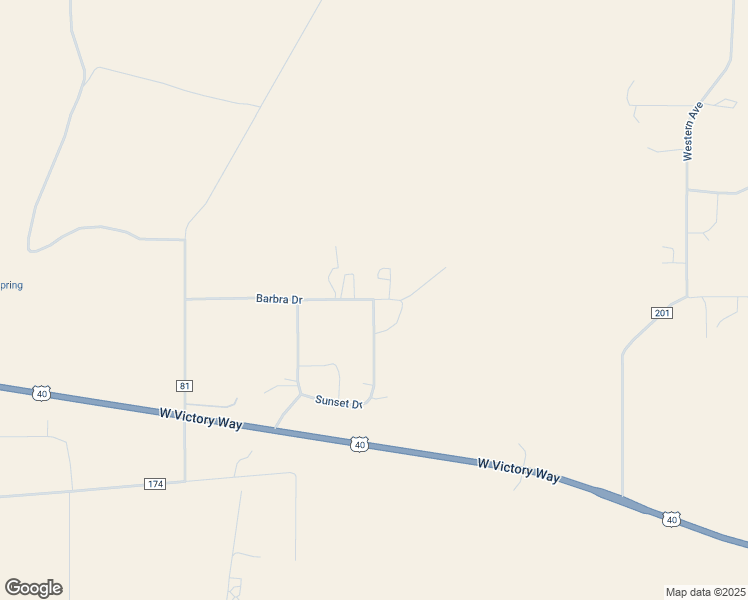 map of restaurants, bars, coffee shops, grocery stores, and more near 149 Barbra Drive in Craig