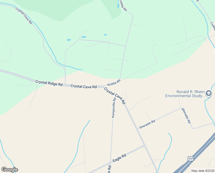 map of restaurants, bars, coffee shops, grocery stores, and more near 510 Crystal Cave Road in Kutztown