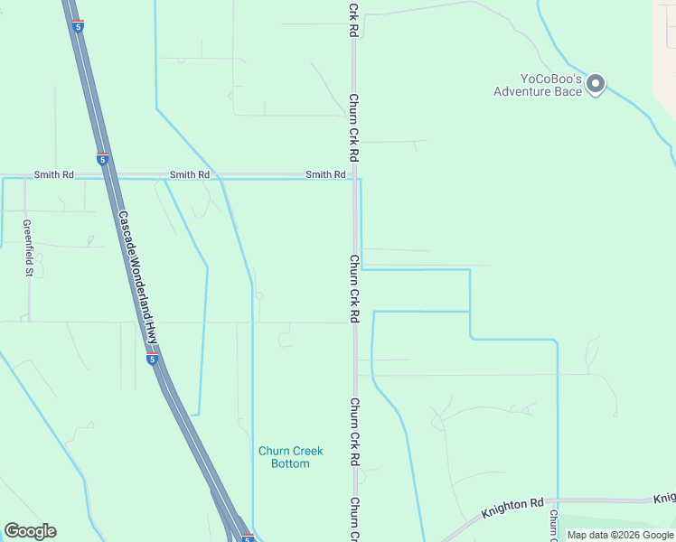 map of restaurants, bars, coffee shops, grocery stores, and more near 7878 Churn Creek Road in Redding
