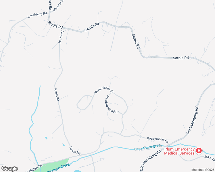 map of restaurants, bars, coffee shops, grocery stores, and more near 19 Ridgetop Drive in Pittsburgh