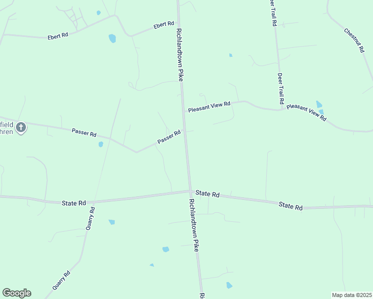 map of restaurants, bars, coffee shops, grocery stores, and more near 2367 Richlandtown Pike in Coopersburg