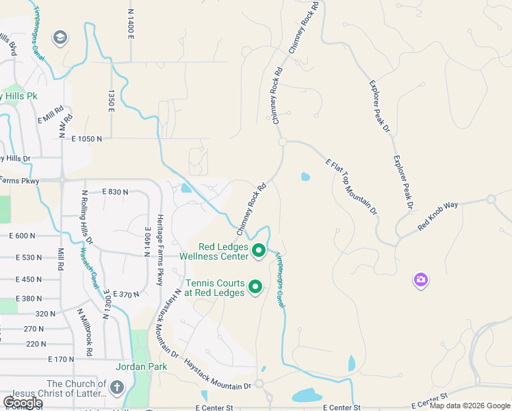 map of restaurants, bars, coffee shops, grocery stores, and more near 800 Chimney Rock Road in Heber City
