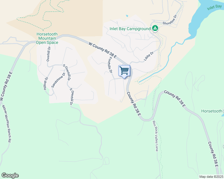 map of restaurants, bars, coffee shops, grocery stores, and more near 5009 Holiday Drive in Fort Collins
