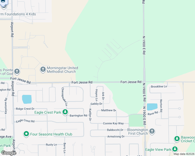 map of restaurants, bars, coffee shops, grocery stores, and more near 3700 Renaissance Drive in Normal