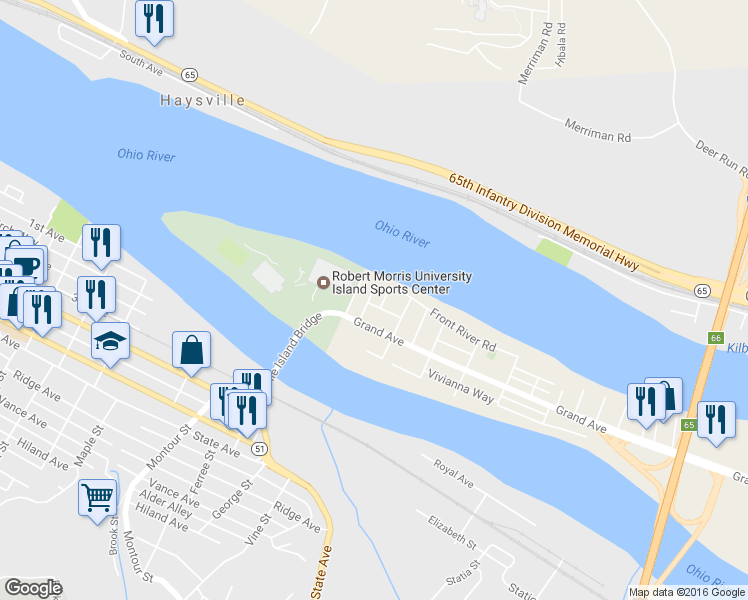 map of restaurants, bars, coffee shops, grocery stores, and more near 238 Von Stein Ln in Pittsburgh