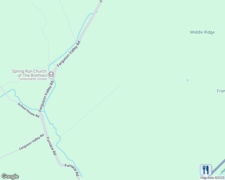 map of restaurants, bars, coffee shops, grocery stores, and more near 329 Whitetail Lane in McVeytown