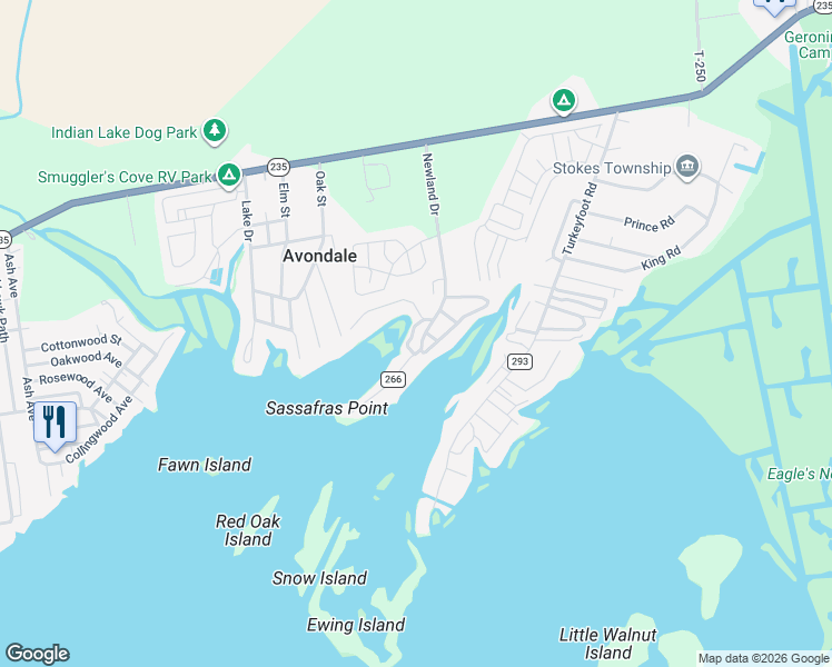 map of restaurants, bars, coffee shops, grocery stores, and more near 11086-11120 Newland Road in Lakeview