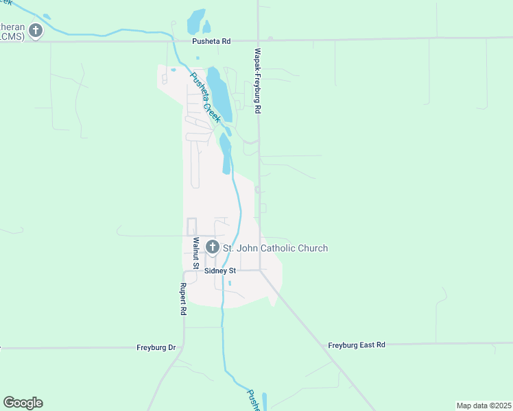 map of restaurants, bars, coffee shops, grocery stores, and more near 11463 Wapak-Freyburg Road in Wapakoneta