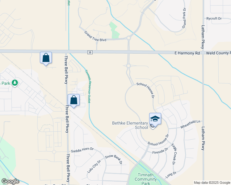 map of restaurants, bars, coffee shops, grocery stores, and more near in Timnath