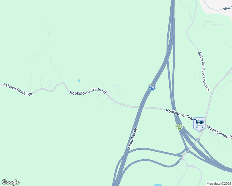 map of restaurants, bars, coffee shops, grocery stores, and more near 2289 Hookstown Grade Road in Clinton