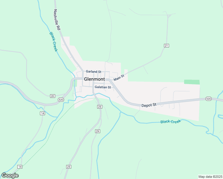 map of restaurants, bars, coffee shops, grocery stores, and more near 801 Depot Street in Glenmont