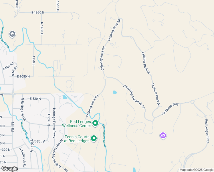 map of restaurants, bars, coffee shops, grocery stores, and more near 976 Chimney Rock Road in Heber City
