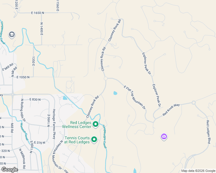 map of restaurants, bars, coffee shops, grocery stores, and more near 1005 Chimney Rock Road in Heber City