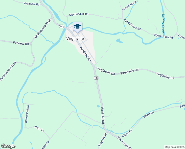 map of restaurants, bars, coffee shops, grocery stores, and more near 376 Hard Hill Road in Hamburg