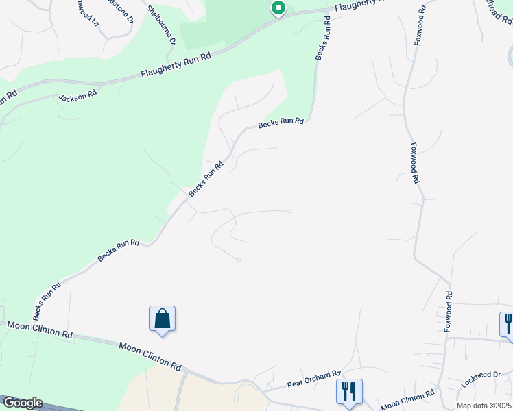 map of restaurants, bars, coffee shops, grocery stores, and more near 509 Blue Ridge Drive in Coraopolis