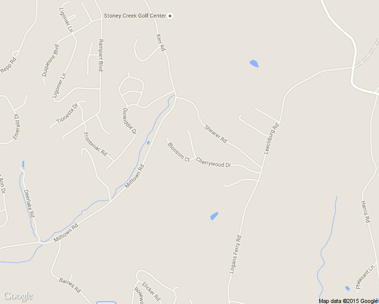 map of restaurants, bars, coffee shops, grocery stores, and more near 134 Cherrywood Drive in New Kensington