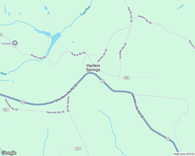 map of restaurants, bars, coffee shops, grocery stores, and more near 3507 Steubenville Road Southeast in Amsterdam