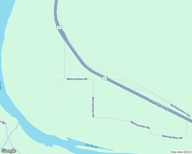 map of restaurants, bars, coffee shops, grocery stores, and more near 55520 U.S. 101 in Fortuna