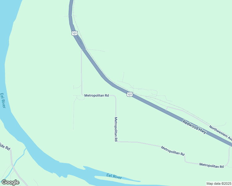 map of restaurants, bars, coffee shops, grocery stores, and more near 55520 U.S. 101 in Fortuna