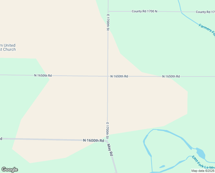 map of restaurants, bars, coffee shops, grocery stores, and more near East 1700th Street in Macomb