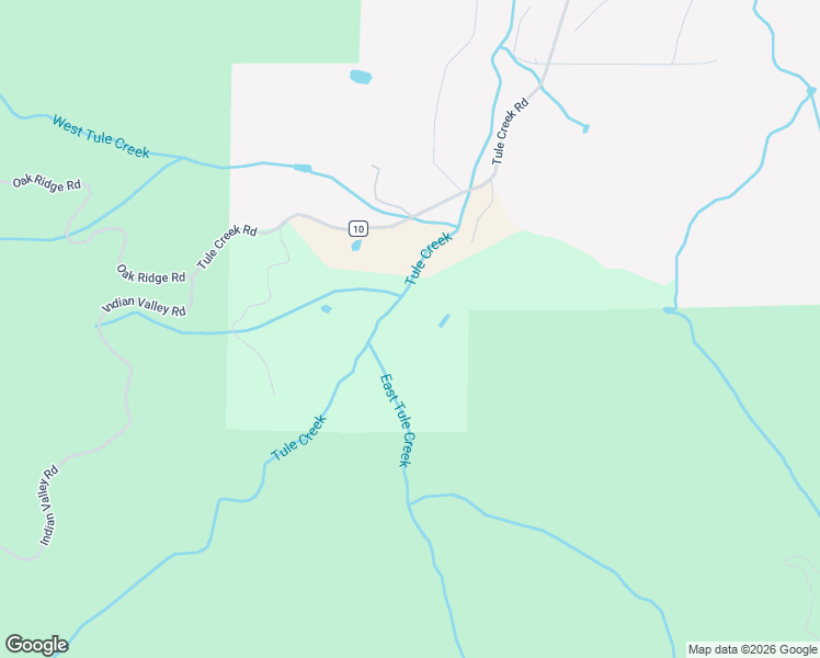 map of restaurants, bars, coffee shops, grocery stores, and more near Tule Creek Road in Hayfork