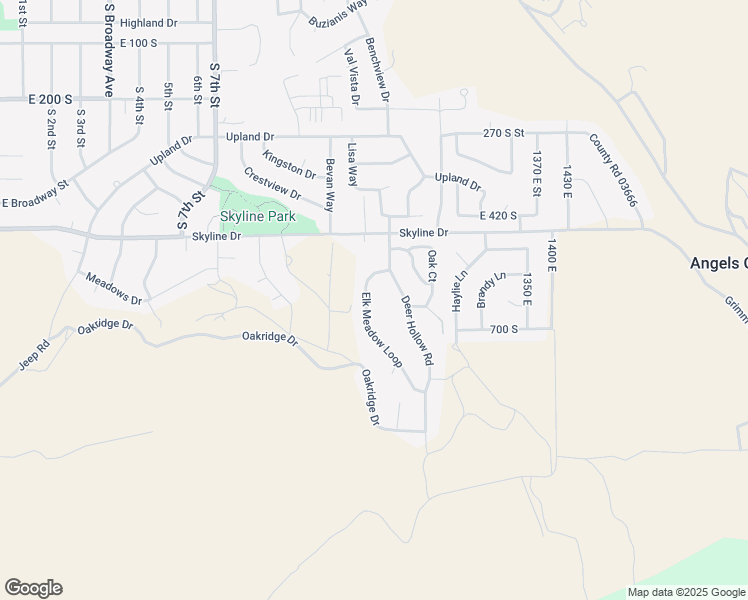 map of restaurants, bars, coffee shops, grocery stores, and more near 557 Elk Meadow Loop in Tooele