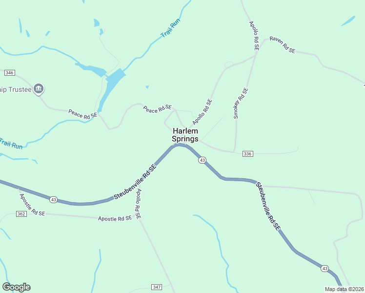 map of restaurants, bars, coffee shops, grocery stores, and more near 3507 Steubenville Road Southeast in Amsterdam