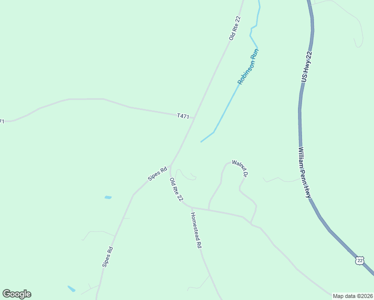 map of restaurants, bars, coffee shops, grocery stores, and more near 8777 Old Route 22 in Alexandria