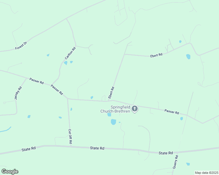map of restaurants, bars, coffee shops, grocery stores, and more near 743 Ebert Road in Coopersburg