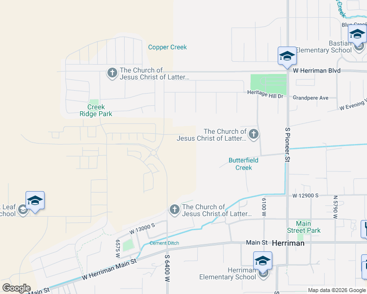 map of restaurants, bars, coffee shops, grocery stores, and more near in Riverton