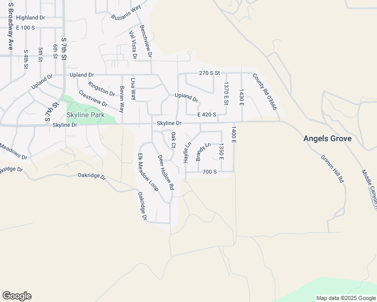 map of restaurants, bars, coffee shops, grocery stores, and more near 607 South Haylie Lane in Tooele