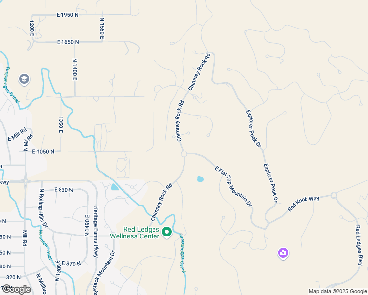map of restaurants, bars, coffee shops, grocery stores, and more near 1070 Chimney Rock Road in Heber City