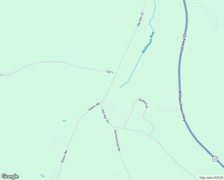 map of restaurants, bars, coffee shops, grocery stores, and more near 8777 Old Route 22 in Alexandria