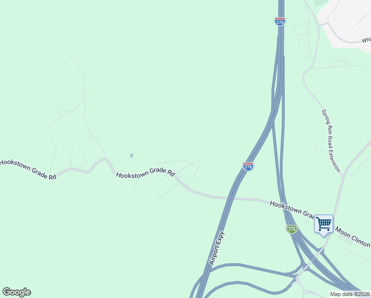 map of restaurants, bars, coffee shops, grocery stores, and more near 2289 Hookstown Grade Road in Clinton