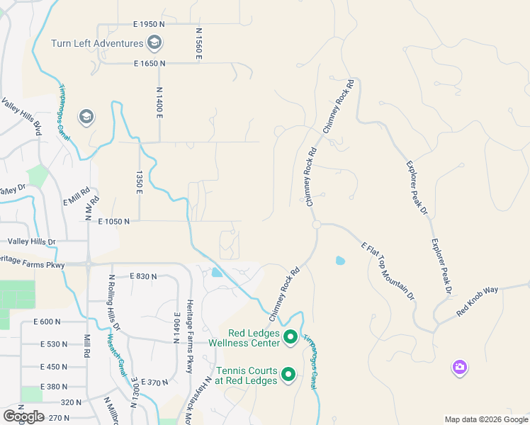 map of restaurants, bars, coffee shops, grocery stores, and more near 1075 North Oquirrh Drive in Heber City