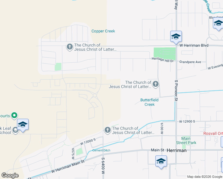 map of restaurants, bars, coffee shops, grocery stores, and more near in Riverton