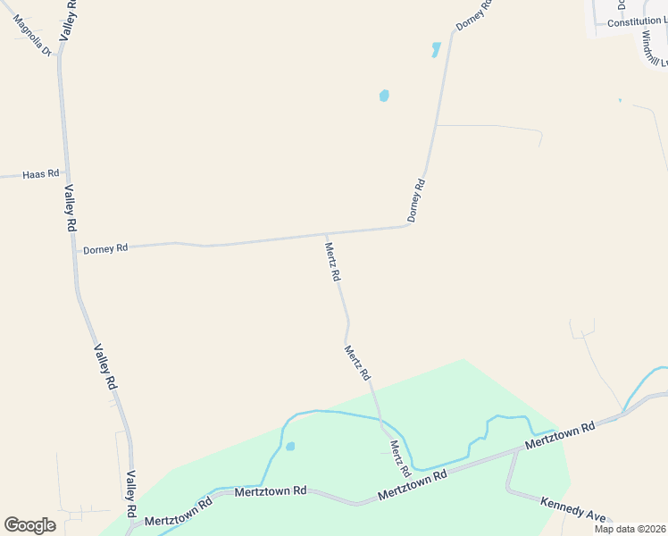 map of restaurants, bars, coffee shops, grocery stores, and more near 111 Mertz Road in Mertztown