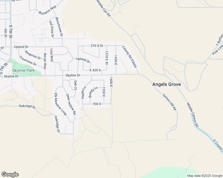 map of restaurants, bars, coffee shops, grocery stores, and more near 1400 E in Tooele