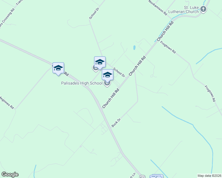 map of restaurants, bars, coffee shops, grocery stores, and more near 35 Church Hill Road in Kintnersville