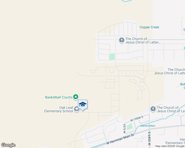 map of restaurants, bars, coffee shops, grocery stores, and more near 6809 Heart Rock Lane in Herriman