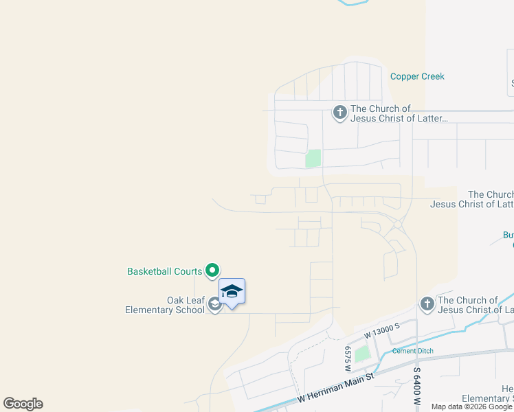 map of restaurants, bars, coffee shops, grocery stores, and more near 6811 Heart Rock Lane in Herriman