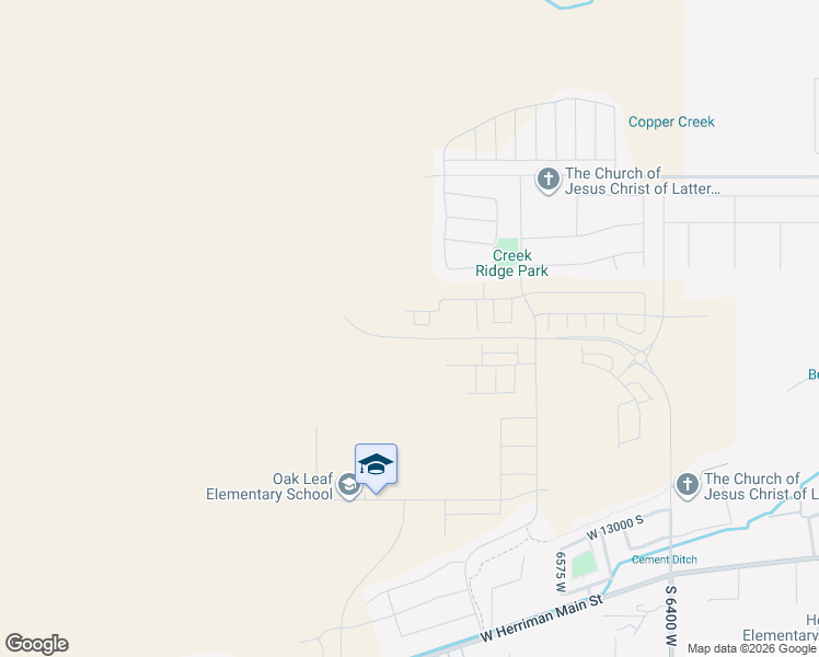 map of restaurants, bars, coffee shops, grocery stores, and more near 6823 Heart Rock Lane in Herriman