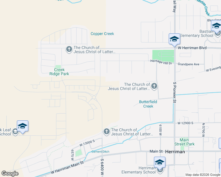 map of restaurants, bars, coffee shops, grocery stores, and more near in Riverton