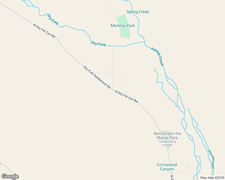 map of restaurants, bars, coffee shops, grocery stores, and more near 2442 Dry Fork Settlement Road in Vernal