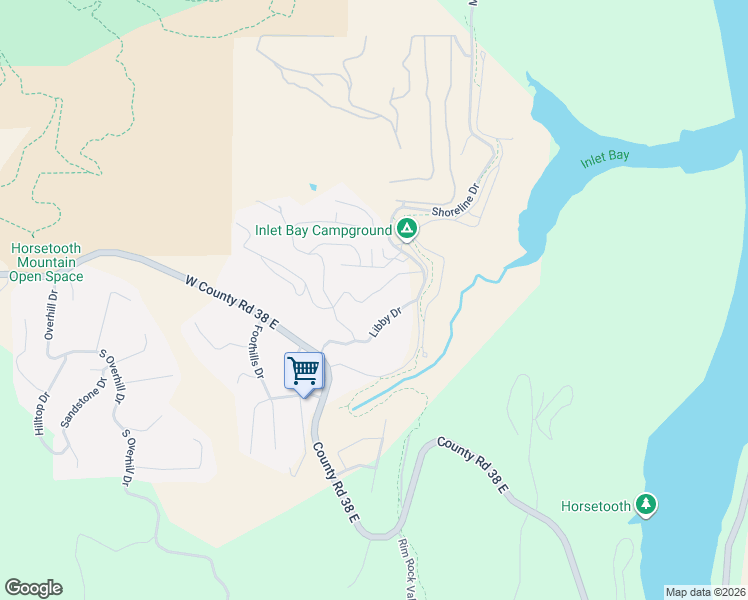 map of restaurants, bars, coffee shops, grocery stores, and more near 4707 West Parkview Drive in Fort Collins