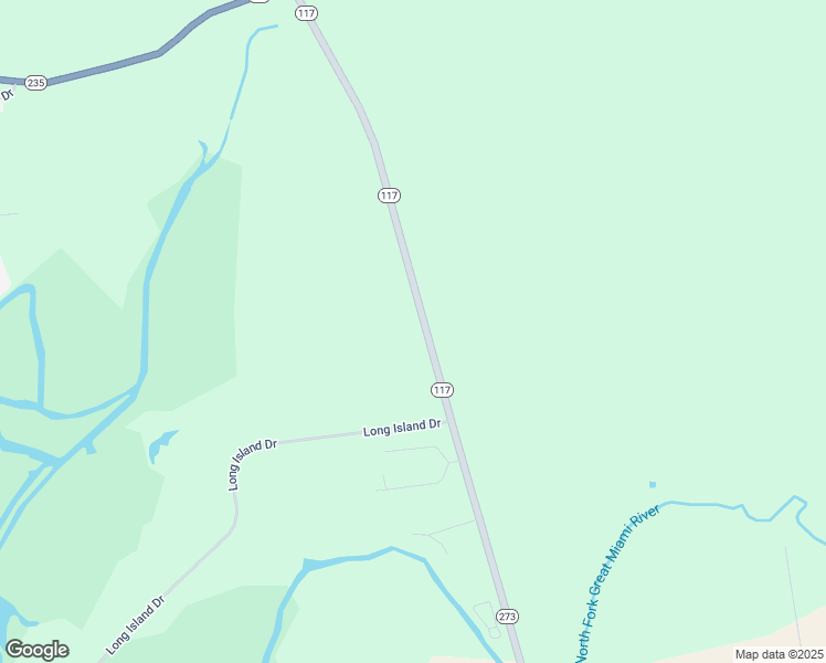 map of restaurants, bars, coffee shops, grocery stores, and more near 12519 Ohio 117 in Belle Center