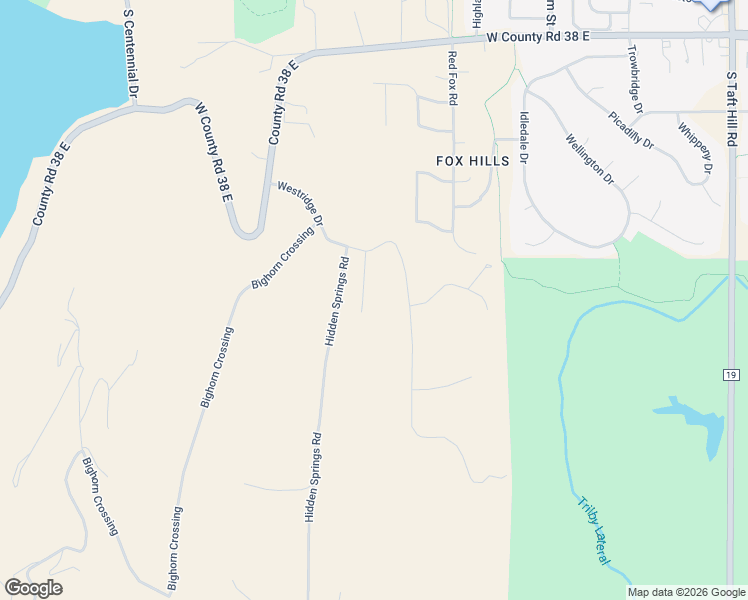 map of restaurants, bars, coffee shops, grocery stores, and more near 4651 Westridge Drive in Fort Collins