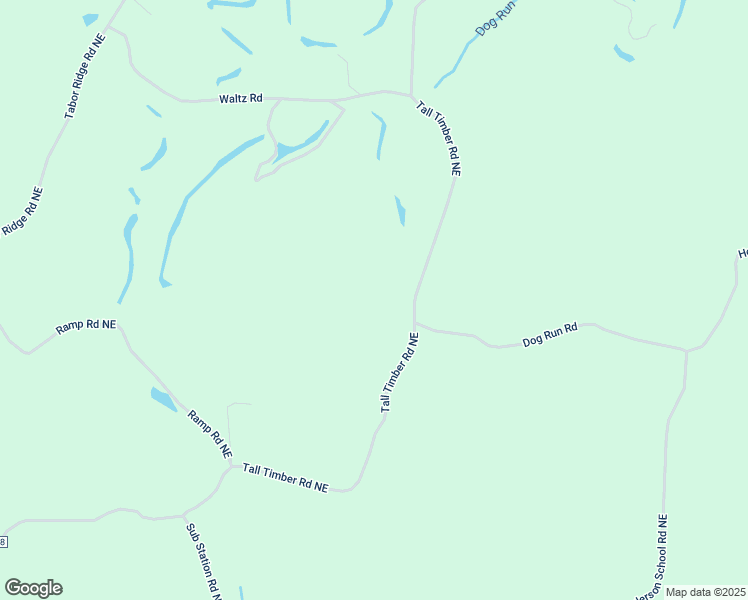 map of restaurants, bars, coffee shops, grocery stores, and more near 3302 Tall Timber Road Northeast in Mineral City
