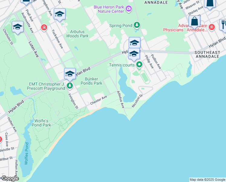 map of restaurants, bars, coffee shops, grocery stores, and more near 116 Jarvis Avenue in Staten Island