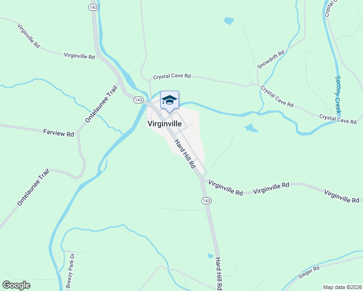 map of restaurants, bars, coffee shops, grocery stores, and more near 429 Hard Hill Road in Hamburg